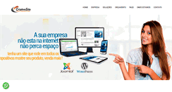 Desktop Screenshot of criativesite.com.br